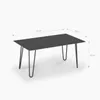 janEven Couchtisch FlairLine Anthrazit Rechteckig Hairpin Produktbild-Vorschau 2