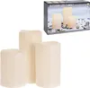 LED Outdoor Kerzen Kerzenset Fernbedienung Timer Elfenbein Produktbild-Vorschau 1