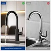 CECIPA MAX Wasserhahn Küche Schwarz Ausziehbar, Produktbild-Vorschau 3