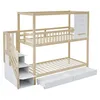 Letto a castello 90 x 200 cm con design a forma di casetta, Anteprima dell’immagine prodotto 9