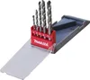A set of drill bits in a red and gray plastic case. Náhľad obrázku produktu