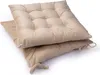 Sitzkissen mit Befestigungsbänder 40x40 Stuhlauflage Kissen Produktbild-Vorschau 1