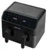 Dual Heißluftfritteuse 8 L 2x4 L 2000 W 10 Programme | Produktbild-Vorschau 8