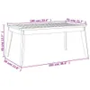 CLORIS Gartensofa-Set mit Kissen Massivholz Akazie 366382 Produktbild-Vorschau 11