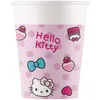 HELLO KITTY Geburtstags-Pappbecher 200ml 8 Stück Produktbild-Vorschau 1