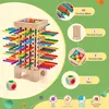 Montessori Spiel Brettspiel aus Holz, 42 Stück Bunte Produktbild-Vorschau 6