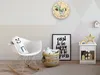 ModernClock, Wanduhr, stille Wanduhr, Kinderwanduhr Zebra Produktbild-Vorschau 3