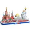 Puzzle 3D Cityline Moskwa - Złożony model miasta dla Náhled obrázku produktu 2