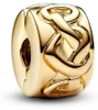 Pandora Clip Charm Femme Nœud d'Amour Doré Voir les images du produit 5
