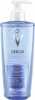 A product shot of a Vichy Dercos Mineral Soft & Fortifying Shampoo bottle with a pump dispenser. Voir les images du produit
