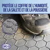alca® Tapis de coffre en caoutchouc, 140 x 108 cm, noir Voir les images du produit 7