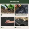 Iropro 200m² de non-tissé anti-mauvaises herbes pour le Voir les images du produit 8
