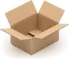 An open cardboard box on a white background. Produktbild-Vorschau