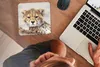 MuchoWow® Mauspad Mousepad Gepard - Jung - Porträt 20x20 cm Produktbild-Vorschau 3