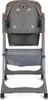 A high chair viewed from the back, with a storage basket underneath. Náhled obrázku produktu