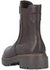 Der braune Stiefel wird von der linken Seite gezeigt Er hat eine Schnürung und eine helle Sohle Productafbeelding-voorbeeld