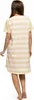 Adorable Ladies' Striped Teddy Bear Nachthemd Pyjamas Produktbild-Vorschau 6