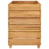 vidaXL Lit surélevé 100x40x55 cm teck vieux bois et acier Voir les images du produit 11
