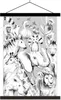 MuchoWow® Textilposter Wasserfarben - Tiere - Flamingo - Produktbild-Vorschau 1