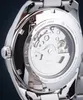 Close-up view of the back of a watch, showing the movement and engraved details. Podgląd zdjęcia produktu