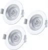 Briloner 7280-034 LED Einbauleuchten Set 3x5W Silber Produktbild-Vorschau 1