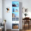 Mobiletto per vino 55 x 40 x 200 cm con LED RGB, 8 Anteprima dell’immagine prodotto 2