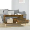 The Living Store Couchtisch Räuchereiche 90x49x45 cm Produktbild-Vorschau 1