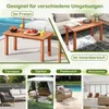 COSTWAY Stolik kawowy drewniany, stolik pomocniczy na Podgląd zdjęcia produktu 7