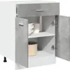 vidaXL Szafka z szufladami Lyon beton szary 60x46x81,5 cm Podgląd zdjęcia produktu 2