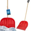KOTARBAU® Schneeschaufel Schneeschieber 47cm mit Holzstiel Produktbild-Vorschau 1