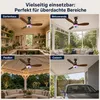 Wentylator sufitowy z oświetleniem, Ø 60 cm, 48 W, lampa Podgląd zdjęcia produktu 10