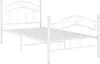 vidaXL Bett Weiß Metall 90x200 cm Produktbild-Vorschau 1