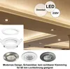 C-Light Flacher 230V LED Spot alu gebürstet für 68mm Produktbild-Vorschau 5