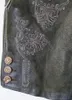 MADDOX Kurze Lederhose "Ammersee" mit Gürtel | Antik Smoke Produktbild-Vorschau 6
