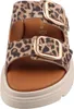 Tamaris donna muli in pelle marrone/leopardo Anteprima dell’immagine prodotto 6