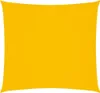 Voile de parasol tissu oxford carré 4x4 m jaune Voir les images du produit 1