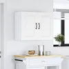 vidaXL Küchen-Hängeschrank Kalmar Weiß Holzwerkstoff Produktbild-Vorschau 3