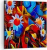 Bild auf Leinwand - Leinwandbild - Blume Abstraktion - Produktbild-Vorschau 1