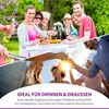 Bierbankauflagen-Set, Auflage Tischdecke 3-teilig Grün/Weiß Produktbild-Vorschau 4