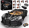 Mould King Remote Control Voiture Noire Hyper Car 13163S Produktbild-Vorschau 3