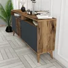 Skye Decor, Milan 160 - ořech, antracit, skříně do Náhled obrázku produktu 3