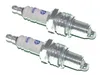 Two spark plugs are shown against a white background. Produktbild-Vorschau