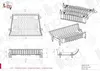 Holzhalter aus Gusseisen für Kamin, cm H 60 - T 48 x 40 x Náhled obrázku produktu 5