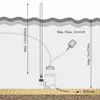 VOUNOT® Schmutzwasserpumpe, Tauchpumpe mit Stufenloser Produktbild-Vorschau 4