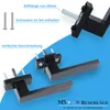 Design Fenstergriff Rasterolive Schwarz Aluminium Produktbild-Vorschau 4
