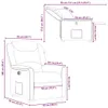 vidaXL Relaxsessel Elektrisch Dunkelbraun Stoff Produktbild-Vorschau 7