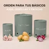 KOOK TIME Aardappel- en uienbus, set van 3, metaal, rond, Productafbeelding-voorbeeld 9