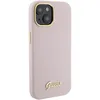 Guess Silicone Script Metal Logo & Frame Puzdro Pre Iphone Náhľad obrázku produktu 8