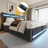 Letto imbottito 180x200 cm, colore grigio - con Anteprima dell’immagine prodotto 4