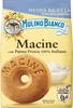 A package of Mulino Bianco Macine cookies with a close-up of a cookie and a bowl of cream. Produktbild-Vorschau